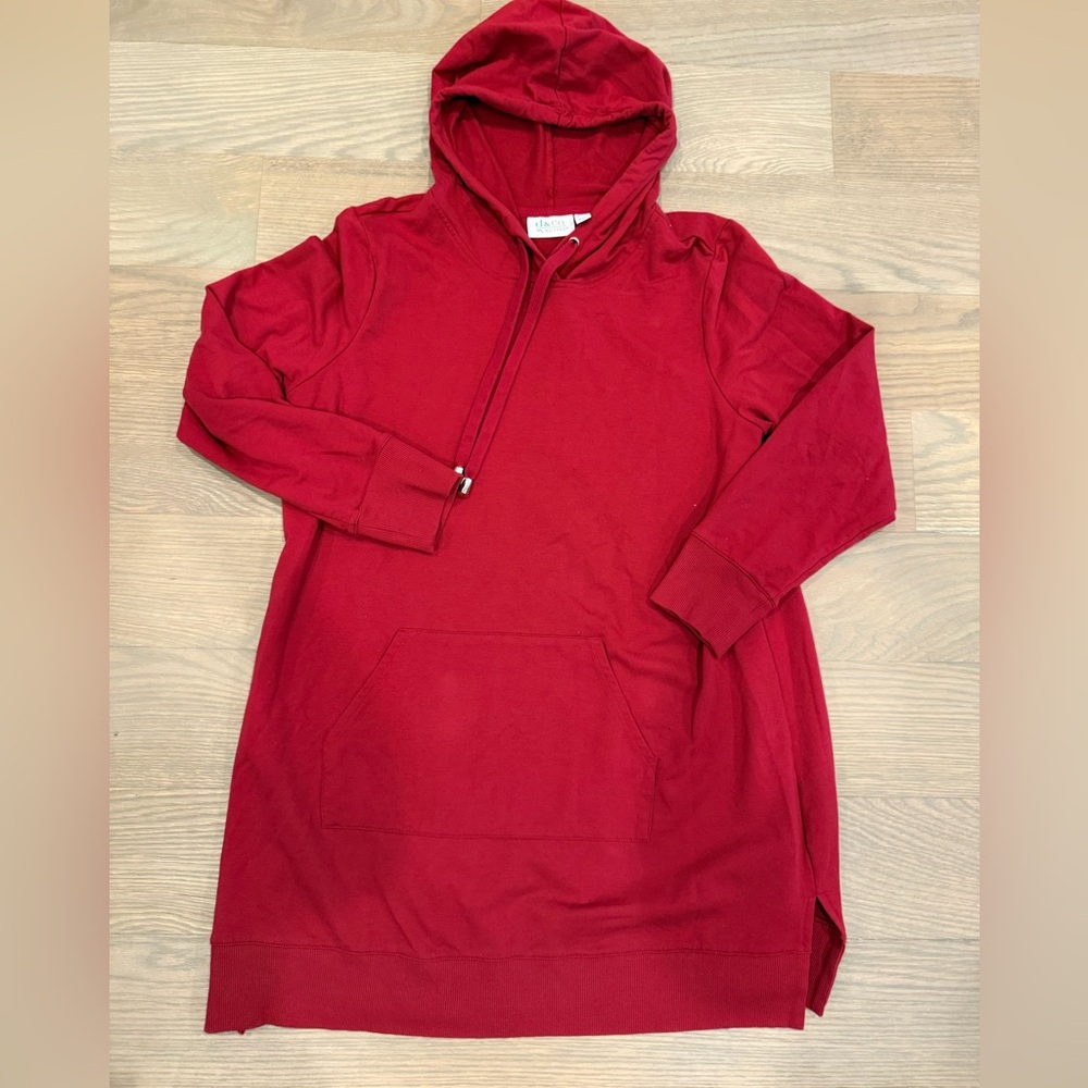 Women's Red Hoodie Top